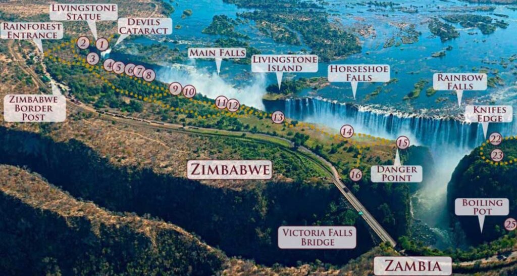 Vic Falls Map